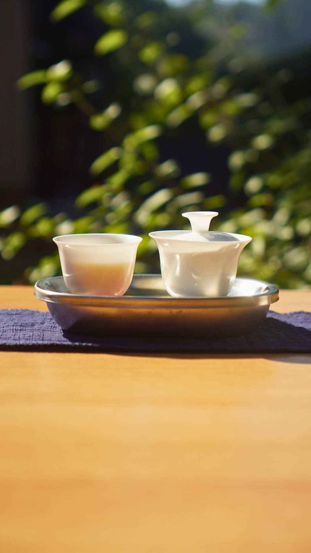 MiniTaster™-Bone China Gaiwan Set