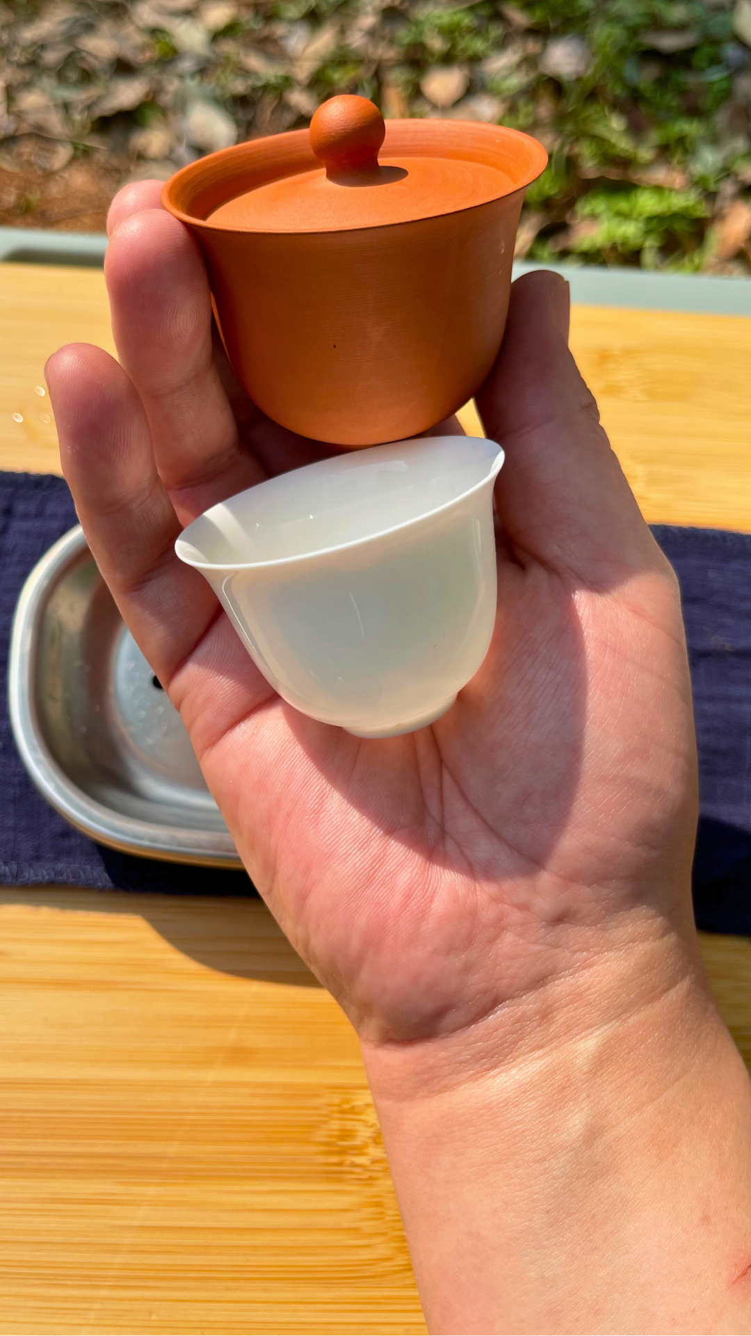 MiniTaster™-Red Clay Gaiwan Set