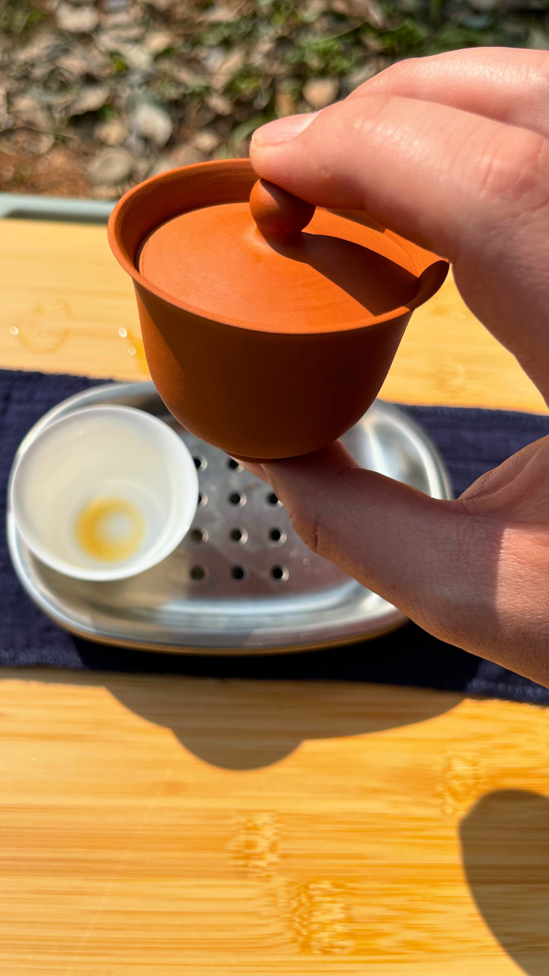 MiniTaster™-Red Clay Gaiwan Set