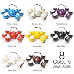 Bio-mineralization Porcelain Tea Set-Zing-8 Colours Available