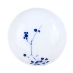 Blue and White Porcelain Cup-Winter Plum