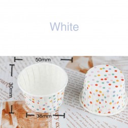Colorful Hemming Cake Cup-Spots-100pcs